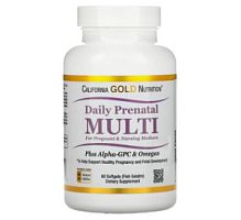 Daily Prenatal Multi 60 капсул (California Gold Nutrition)
