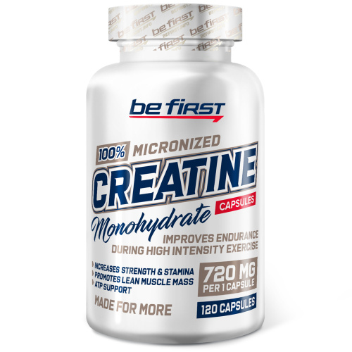Creatine Monohydrate Capsules (Креатин Моногидрат) 120 капсул (Be First)