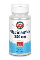 Niacinamide 250 mg (Ниацинамид 250 мг) 100 таблеток (KAL)