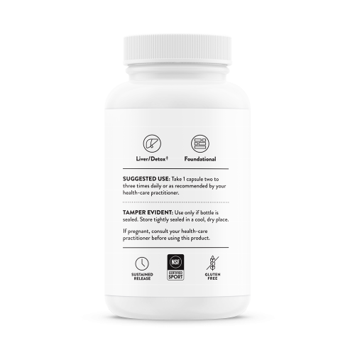 Glutathione-SR 175 mg (Глутатион 175 мг) 60 капсул (годен до 05.26) (Thorne Reserch) фото 3