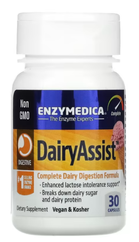 DairyAssist (Поддержка непереносимости лактозы) 30 капсул (Enzymedica) фото 2 DairyAssist (Поддержка непереносимости лактозы) 30 капсул (Enzymedica) фото 2