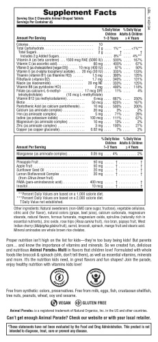 Multivitamin Animal Parade (Детские мультивитамины) 90 таблеток (NaturesPlus)_ фото 2