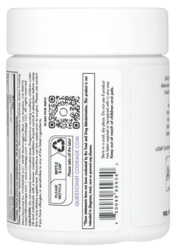 Akkermansia Muciniphila 100 million AFU 90 veg capsules (CODEAGE) фото 4