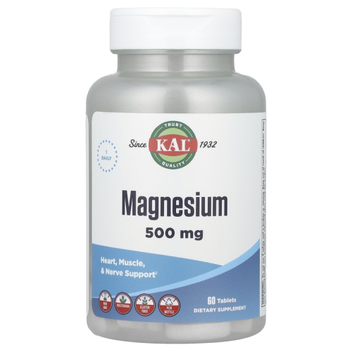 Magnesium 500 мг (Магний комплексный) 60 таблеток (KAL)