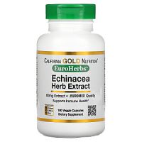 Echinacea Herb Extract (Экстракт Эхинацеи) 180 вег капс (California Gold Nutrition)