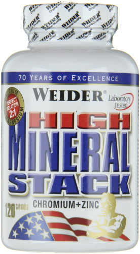 High Mineral Stack 120 капсул (Weider) High Mineral Stack 120 капсул (Weider)