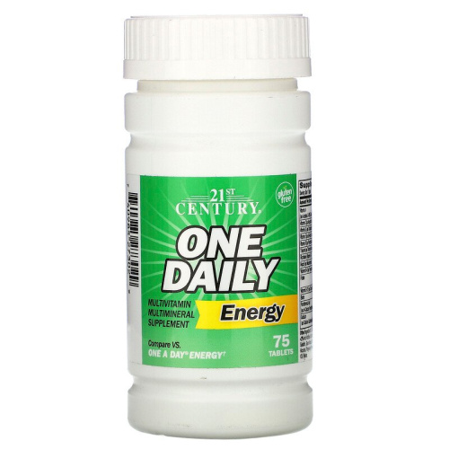 One Daily Energy 75 таблеток (21st Century) One Daily Energy 75 таблеток (21st Century)