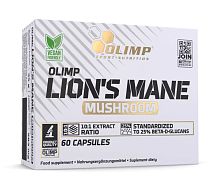 Lion's Mane Mushroom 500 mg (Гриб Львиная Грива(ежовик гребенчатый)) 60 капсул (Olimp)