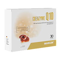 Coenzyme Q10 100 mg (Коэнзим Q10 100 мг) 30 мягких капсул (Maxler)