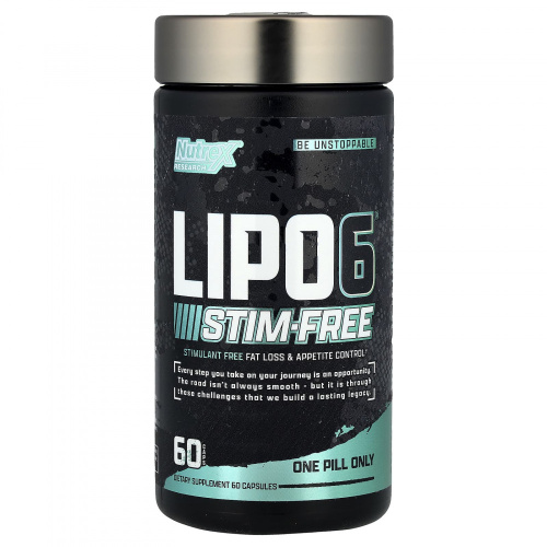Lipo-6 Stim-Free 60 капсул (Nutrex)