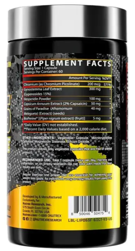 Lipo-6 Stim-Free 60 капсул (Nutrex) фото 2