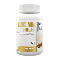 Curcumin Omega-3 60 мягких капсул (Maxler)