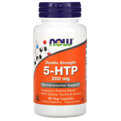 5-HTP 200 мг 60 капсул (Now Foods)