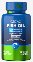Fish Oil (Омега-3) 120 капсул (Orzax)