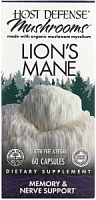 Lion's Mane Host Defense Mushrooms (Ежовик Гребенчатый) 60 вегетарианских капсул (Fungi Perfecti)