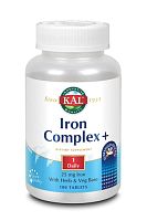Iron Complex Plus 25 мг 100 таблеток (KAL)