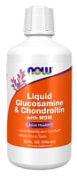Liquid Glucosamine & Chondroitin with MSM 32 FL OZ (946 ml) 946 мл (Now Foods)