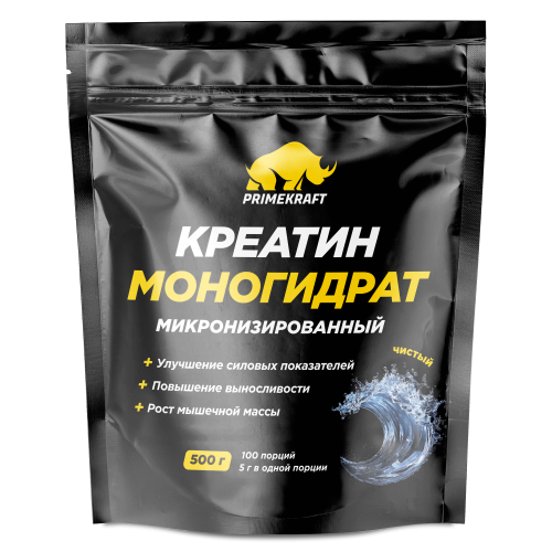 Creatine Monohydrate 500 гр Пакет (Prime Kraft)