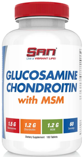 Glucosamine Chondroitin MSM 180 таблеток (SAN)