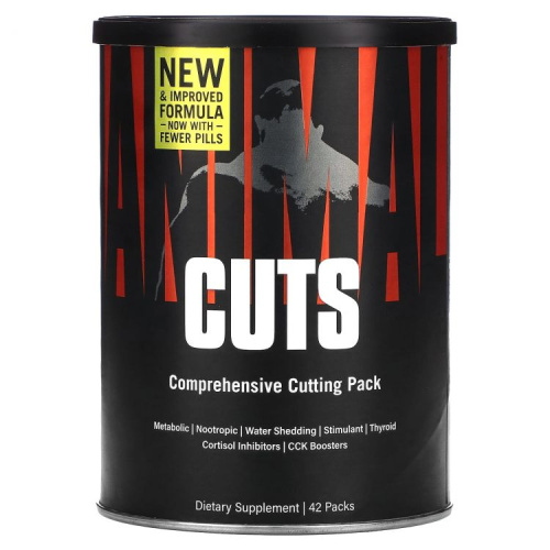 Animal Cuts Ripped & Peeled 42 пак (Universal Nutrition)
