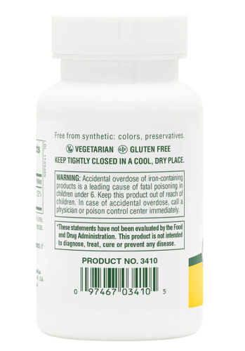 Iron 40 mg (Железо 40 мг) 90 таблеток (NaturesPlus) фото 2