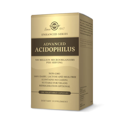 Advanced Acidophilus (Улучшенный Ацидофилин) 100 вег капсул (Solgar)