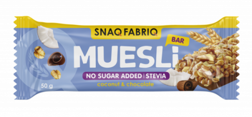 Мюсли-батончик в шоколаде 50 г (Snaq Fabriq)