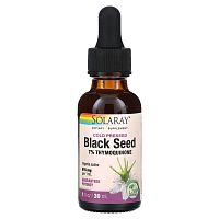 Black Seed Oil Cold Pressed(Срок 04.2025) (Масло черного тмина холодного отжима) 30 мл (Solaray)