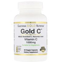 Vitamin C Gold C 1000 мг 60 капсул (California Gold Nutrition)