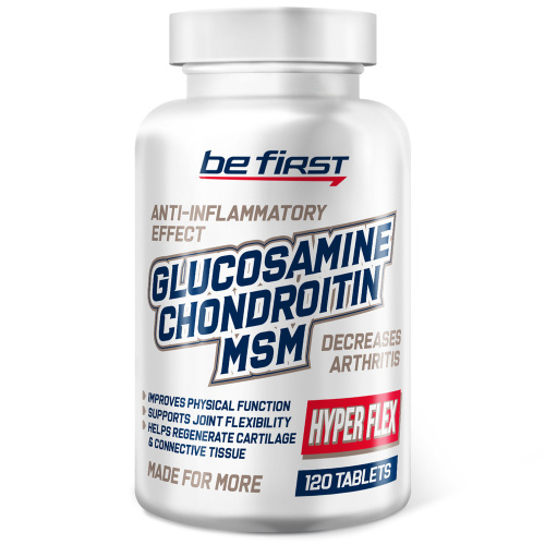 Glucosamine Chondroitin MSM Hyper Flex 120 таблеток (Be First)
