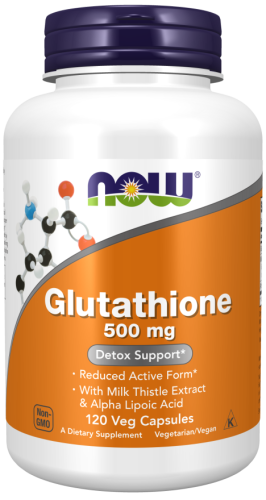 Glutathione 500 mg (Глутатион 500 мг) 120 вег капсул (Now Foods)
