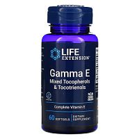 Gamma E Mixed Tocopherols & Tocotrienols 60 капс (Life Extension)