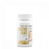 Folic Acid Bioactive Folate 1000 мкг (Фоливая кислота 5-MTHF) 120 капс (Maxler)