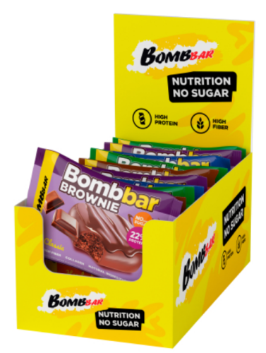 Brownie Пирожное протеиновое Брауни 50 г (Bombbar) Brownie Пирожное протеиновое Брауни 50 г (Bombbar)