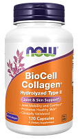 BioCell Collagen Hydrolyzed Type II 120 капсул (Now Foods)