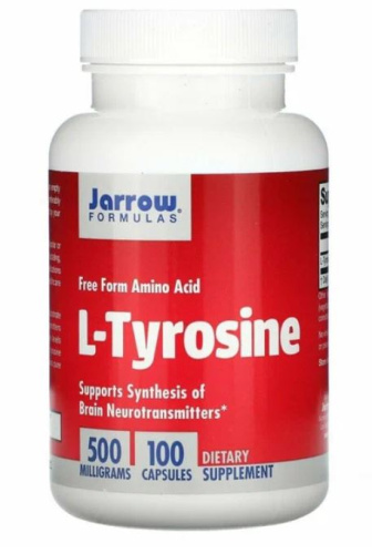L-Tyrosine (L-тирозин) 500 мг 100 капсул (Jarrow Formulas) фото 2