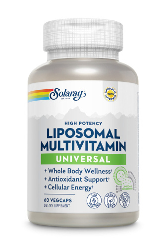 Liposomal Multivitamin Universal (Липосомальные мультивитамины) 60 вег капсул (Solaray) 