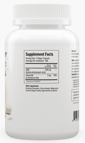 GABA 500 мг (Гамма-аминомасляная кислота) 100 капс (Maxler)_ фото 2