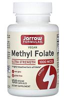 Methyl Folate (Метилфолат) 1000 мкг 100 вег капсул (срок 30.09.25) (Jarrow Formulas)