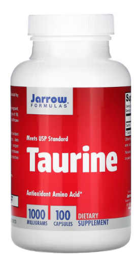 Taurine (Таурин) 1000 мг 100 капсул (Jarrow Formulas) фото 3