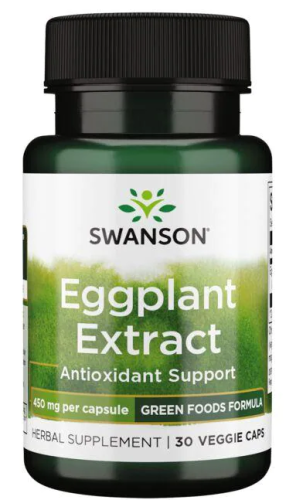 Eggplant Extract (Экстракт баклажанов) 450 мг 30 вег капсул (Swanson) Eggplant Extract (Экстракт баклажанов) 450 мг 30 вег капсул (Swanson)