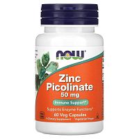 Zinc Picolinate 50 мг (Цинк Пиколинат) 60 капсул (Now Foods)