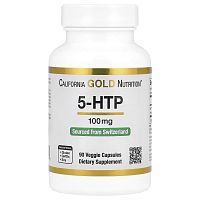 5-HTP 100 mg (5-НТР 100 мг) 90 вег капсул (California Gold Nutrition)