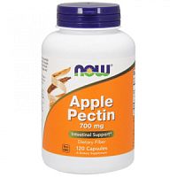 Apple Pectin 700 мг (Яблочный Пектин) 120 вег капсул (Now Foods)
