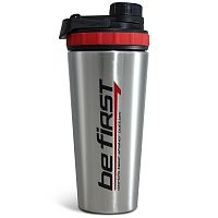 Металлический шейкер 800 мл (TS 11106-steel) с одинарной стенкой и с сеткой (Be First)