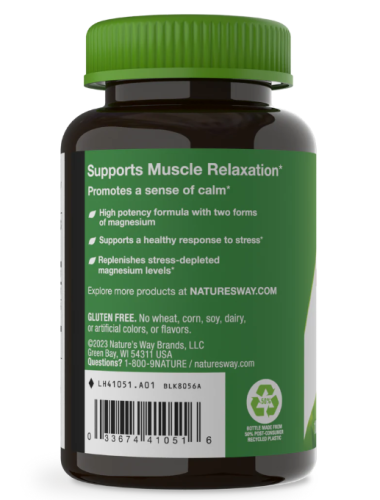 Magnesium Complex 500 mg (Магний 500 мг) 100 капсул (Nature's Way) фото 2