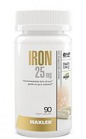 Iron Bisglycinate Chelate 25 мг 90 капсул (Maxler)