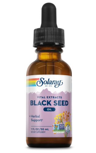 Black Seed Oil Cold Presse Срок 04.2025(Масло черного тмина холодного отжима) 30 мл (Solaray) фото 5