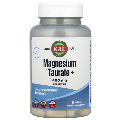 Magnesium Taurate+ (Таурат магния+) 400 мг 90 таблеток (KAL)