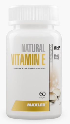 Vitamin E 150 мг 60 капсул (Maxler)